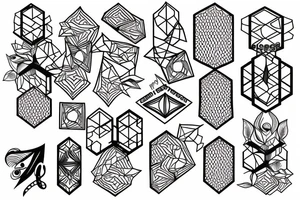 Honeycomb tattoo idea