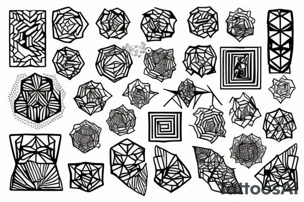 Honey comb tattoo idea