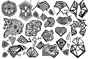 Honey comb tattoo idea
