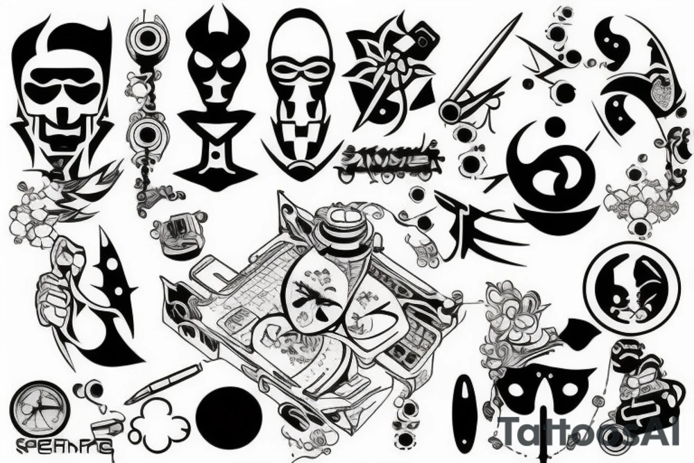 technology tattoo idea