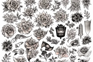 Honey comb tattoo idea