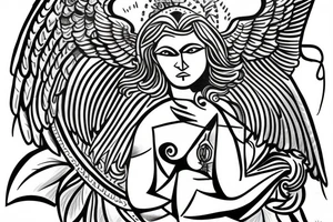 archangel michael tattoo idea