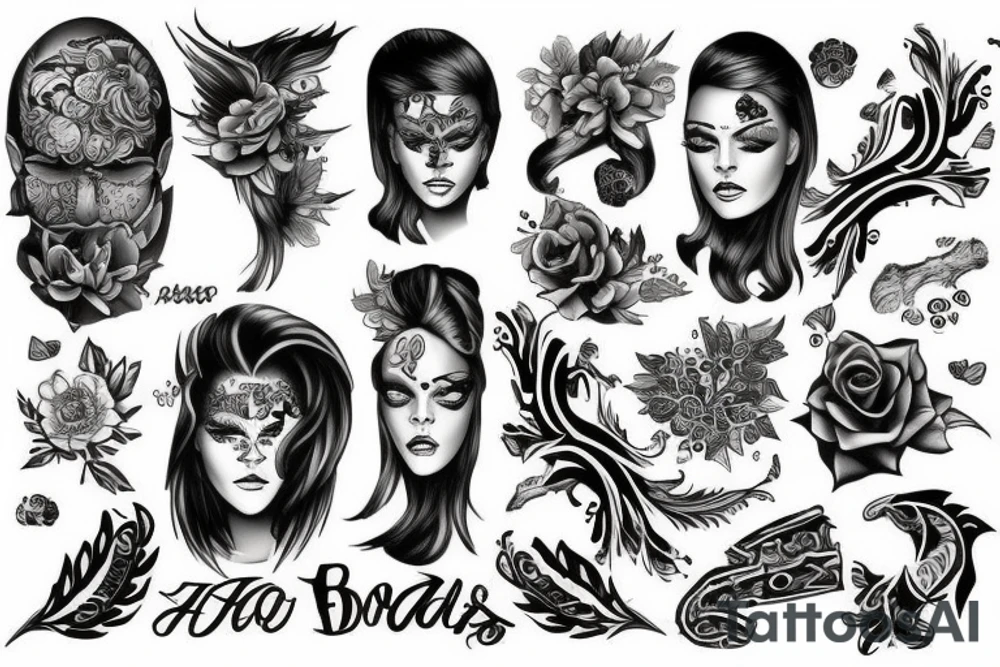 The word bold tattoo idea