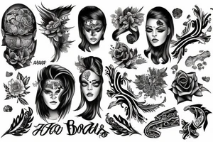 The word bold tattoo idea