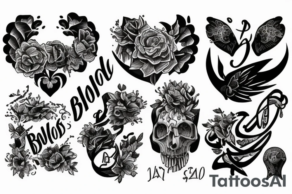 The word bold tattoo idea