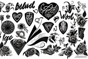 The word bold tattoo idea