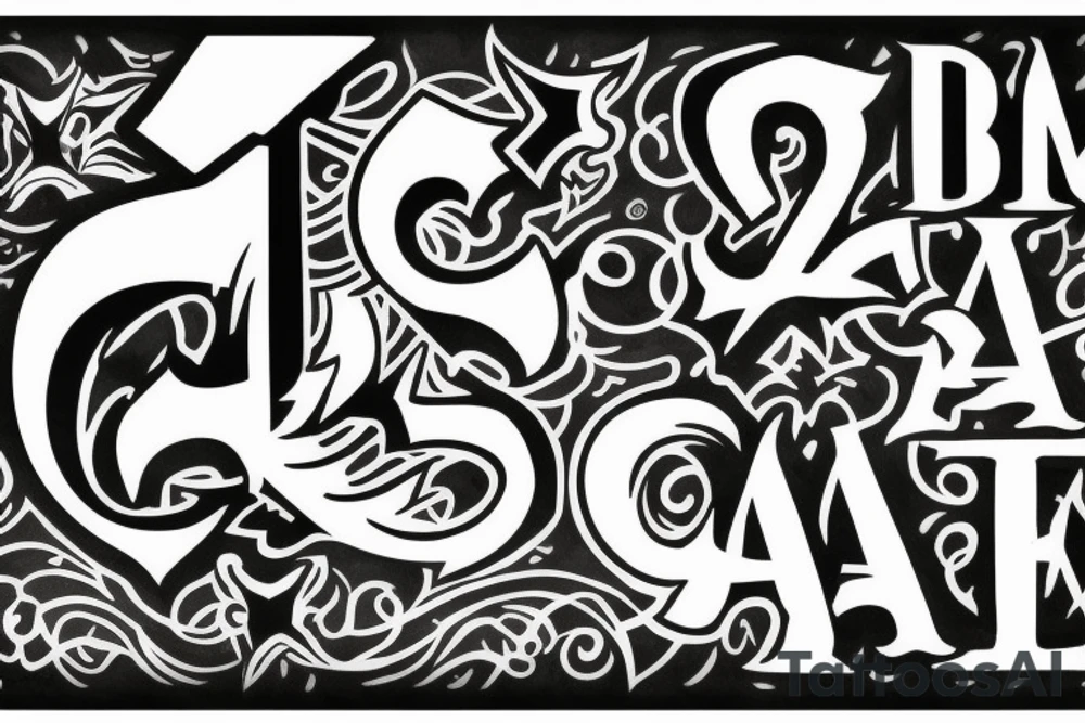 Ace of spades with the letter A in it with detailing design with an idea of success and prosperity tattoo idea