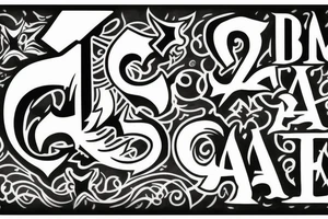 Ace of spades with the letter A in it with detailing design with an idea of success and prosperity tattoo idea