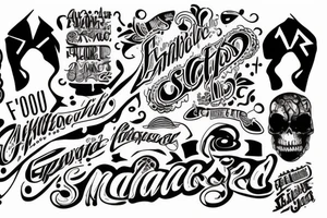 unscared tattoo idea