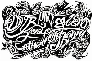 unscared tattoo idea