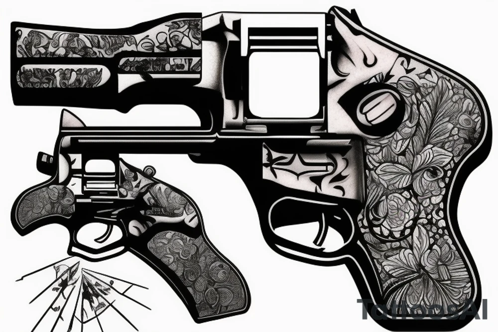 A gun tattoo idea
