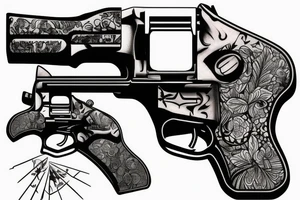 A gun tattoo idea