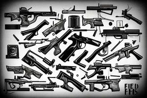 A gun tattoo idea