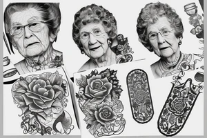 Remembering my grandma and my heritage in england tattoo idea