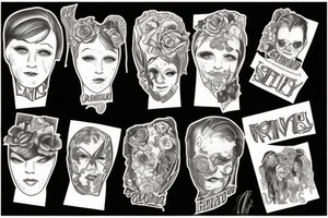 Family travelled from england to the united states tattoo idea