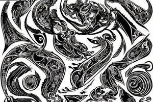 Saggitarius capricorn taurus full back tattoo idea