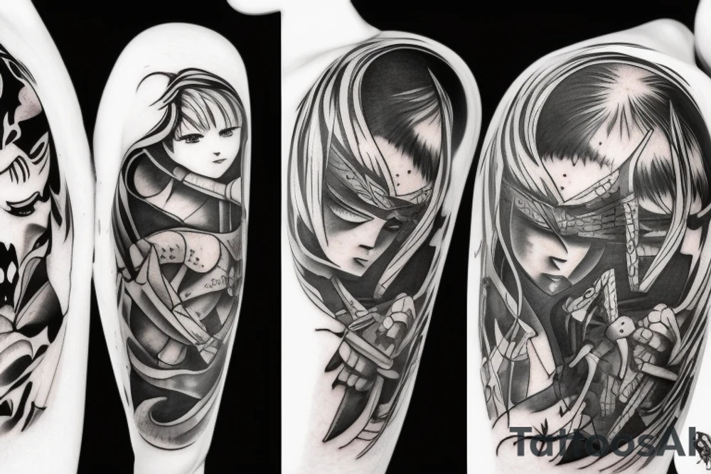 Berserk anime tattoo idea