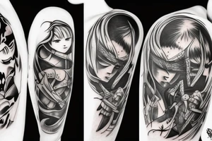 Berserk anime tattoo idea