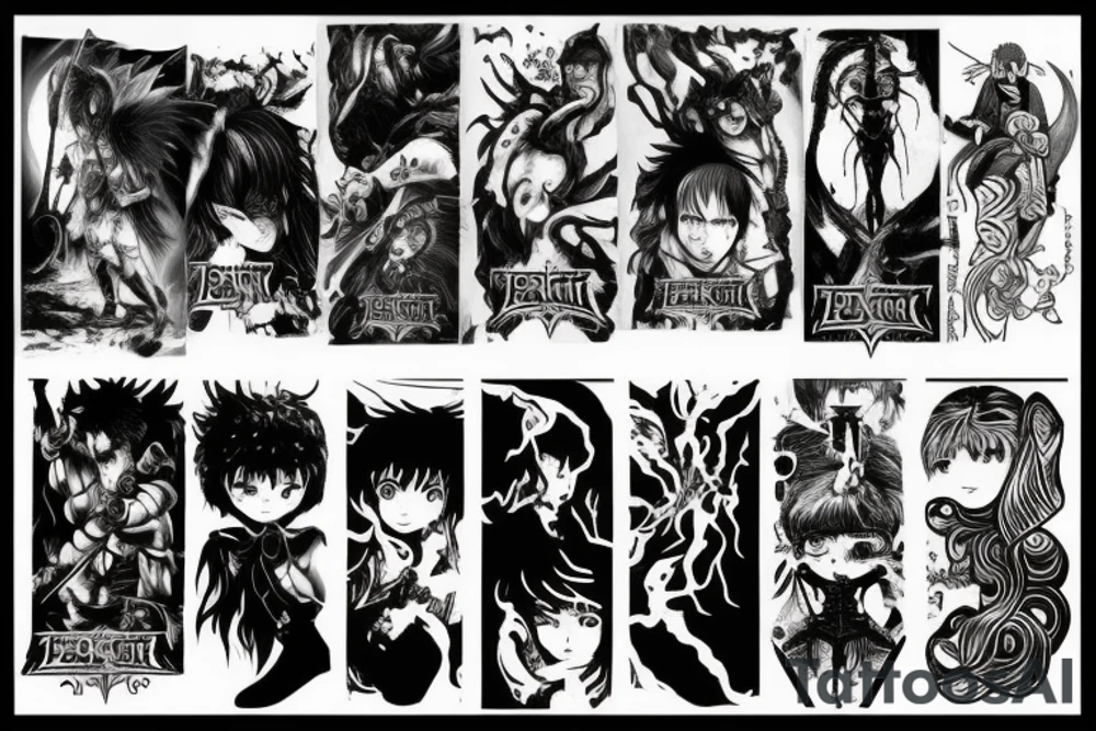 Berserk anime Gatc tattoo idea