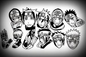 ANime Naruto tattoo idea
