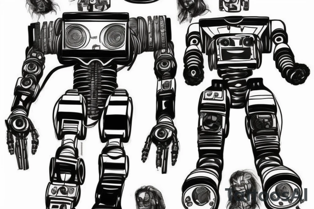 A terminator robot . tattoo idea