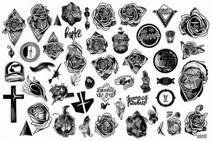 Bold, courageous, and faithful tattoo idea