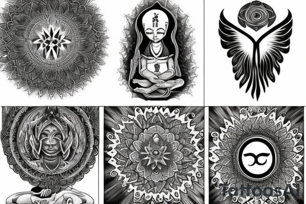 Spiritual path tattoo idea