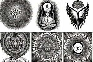 Spiritual path tattoo idea