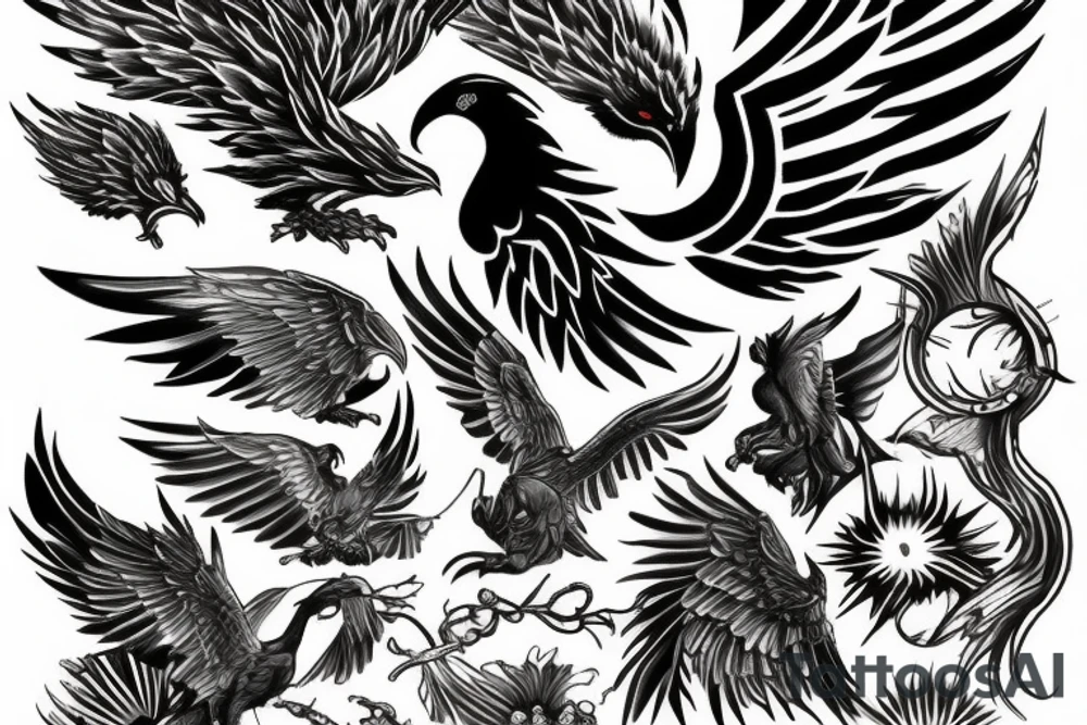 phoenix tattoo idea