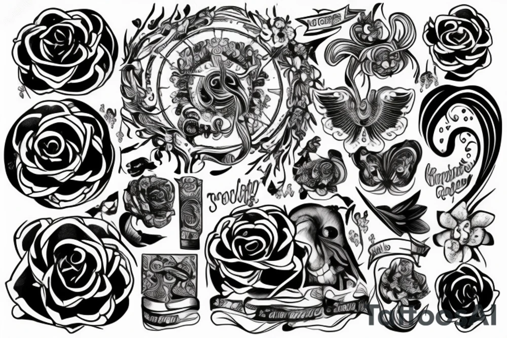 Крест tattoo idea
