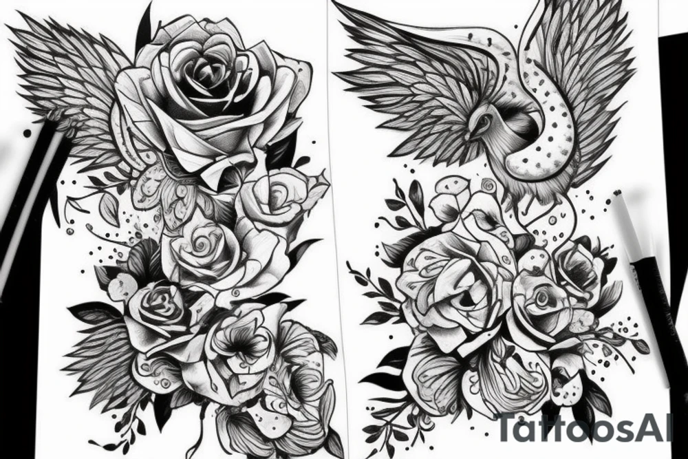 Крест tattoo idea