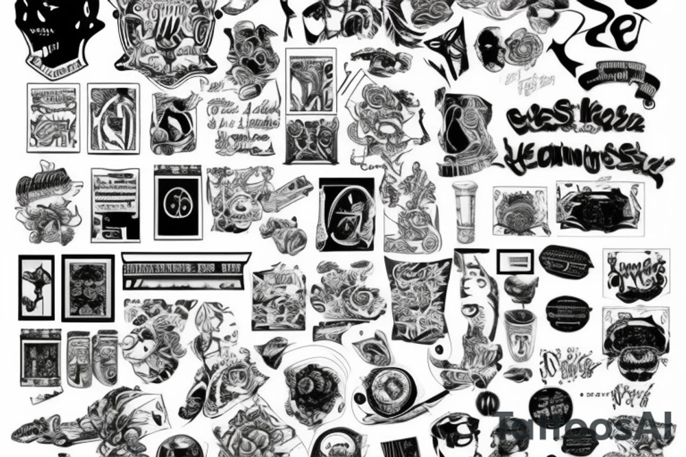 Sleeve project, like a memorylane tattoo idea