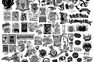 Sleeve project, like a memorylane tattoo idea