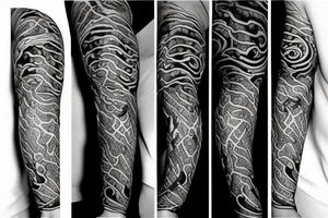 Snake minimal design on forearm tattoo idea