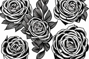 Big peonis is on the hip tattoo idea