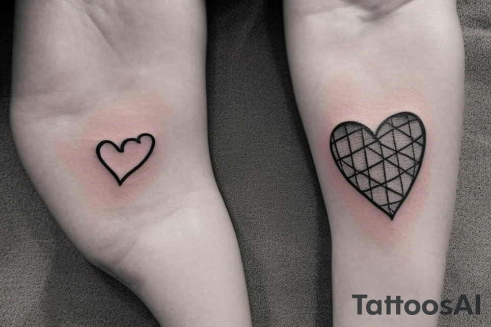 Small heart tattoo idea