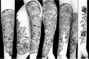 Pansy tattoo idea