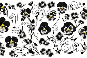 Pansy tattoo idea