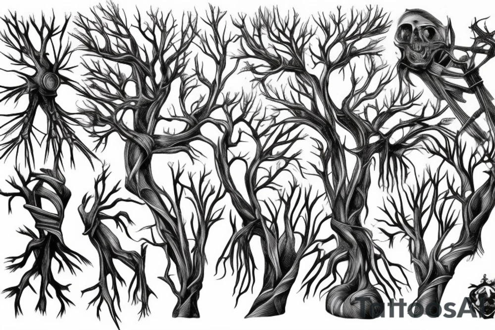 a withered tree grows from the palm of your hand tattoo idea a withered tree grows from the palm of your hand tattoo idea