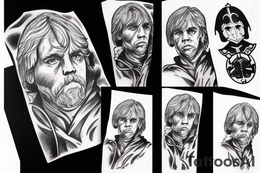 Luke Skywalker tattoo idea