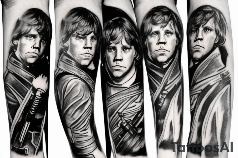 Luke Skywalker tattoo idea