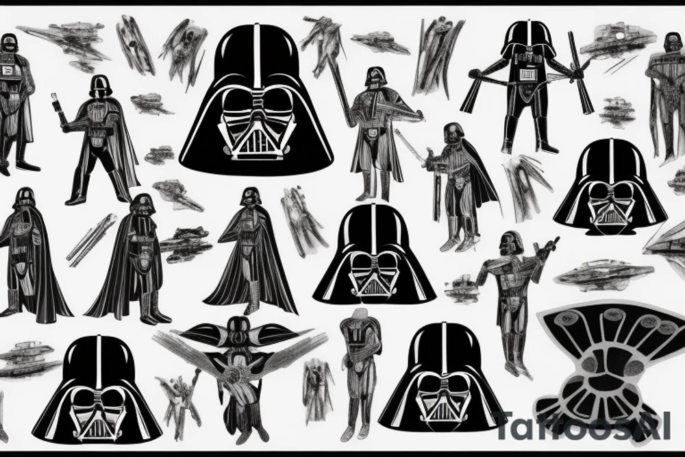 Darth Vader tattoo idea