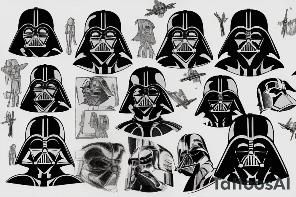 Darth Vader tattoo idea