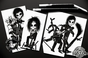my chemical romance black parade knight tattoo idea
