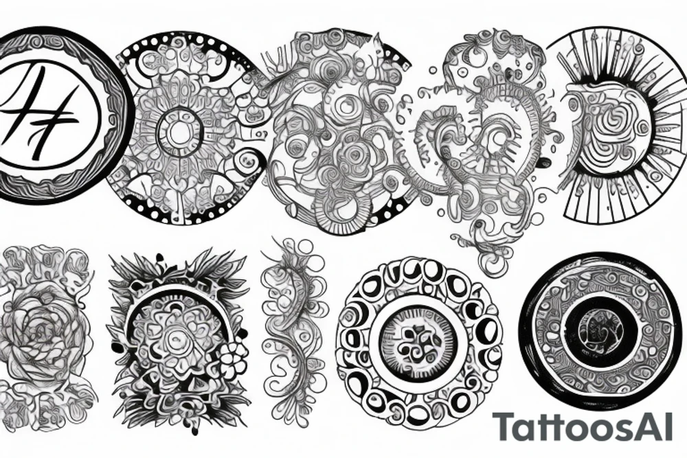 Circle tattoo idea