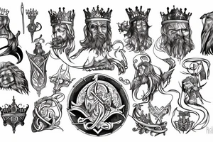 King of Arthur tattoo idea