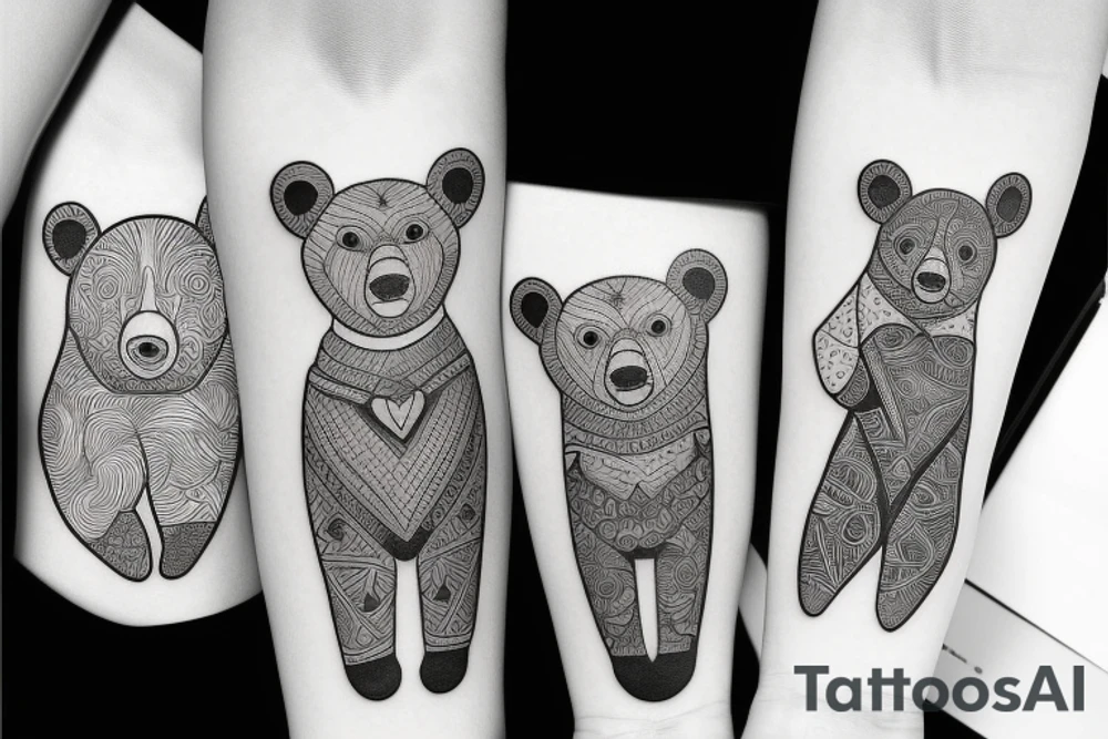 Bear tattoo idea