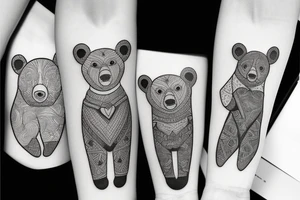 Bear tattoo idea