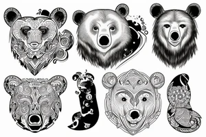 Bear tattoo idea
