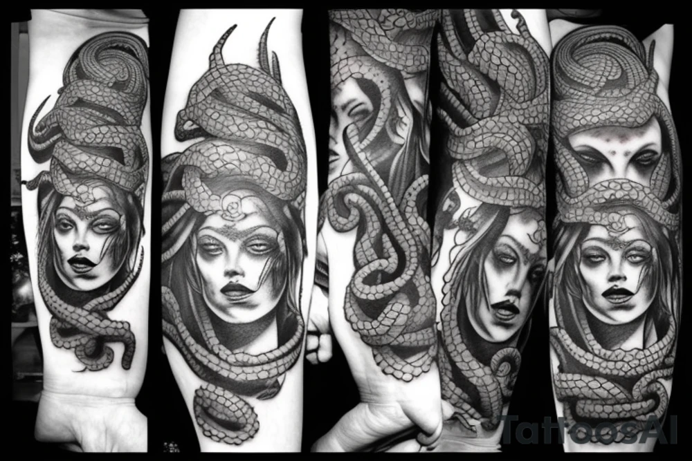 Medusa Gorgon tattoo idea